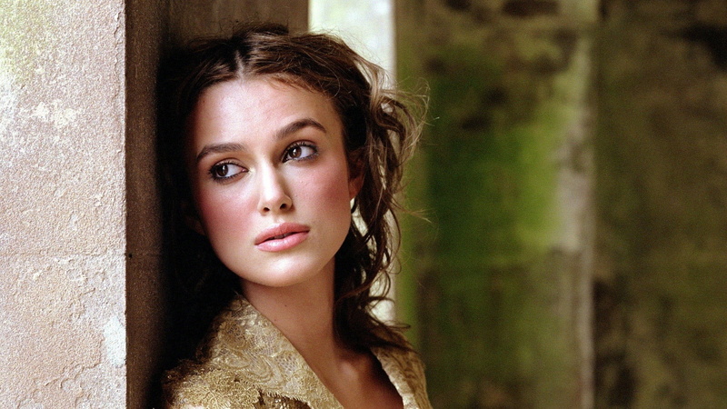hairstyle, young adult, actress, beauty, hair, beautiful woman, close-up, real people, celebrity, contemplation, lifestyles, looking at camera, women, Keira Knightley