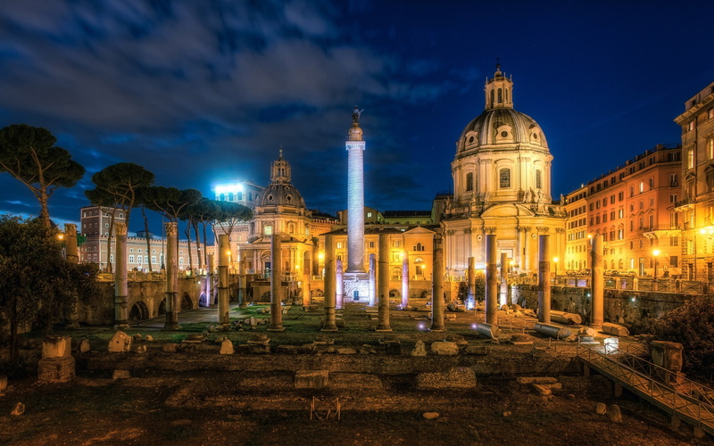 Italy, Rome, city, 1080P