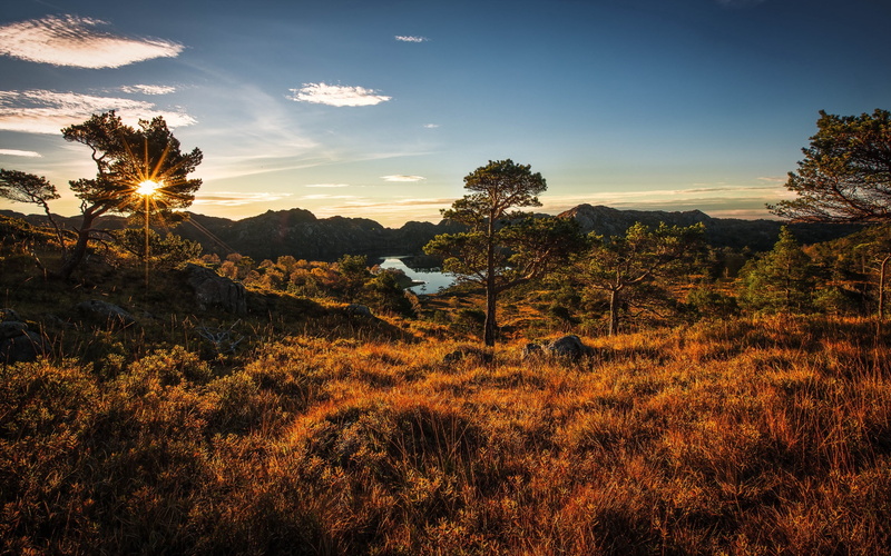 scenics, blue, travel, mountain Peak, 2K, sky, morning, outdoors, dawn, norway, sunlight, growth, landscape, non-urban scene, mountain, idyllic, rock - Object