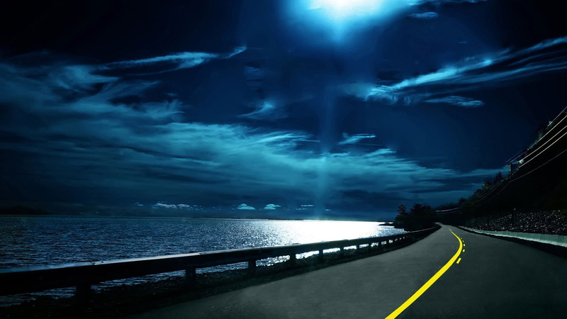 1080P, sun, background, horizon, direction, road, scenics - nature, transportation, scenery, bright, road marking, clear, summer, power in nature, tranquility