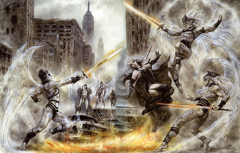 arts culture and entertainment, no people, water, Luis Royo, women, creativity, Malefic time, building exterior, craft, nature, statue, spirituality, representation