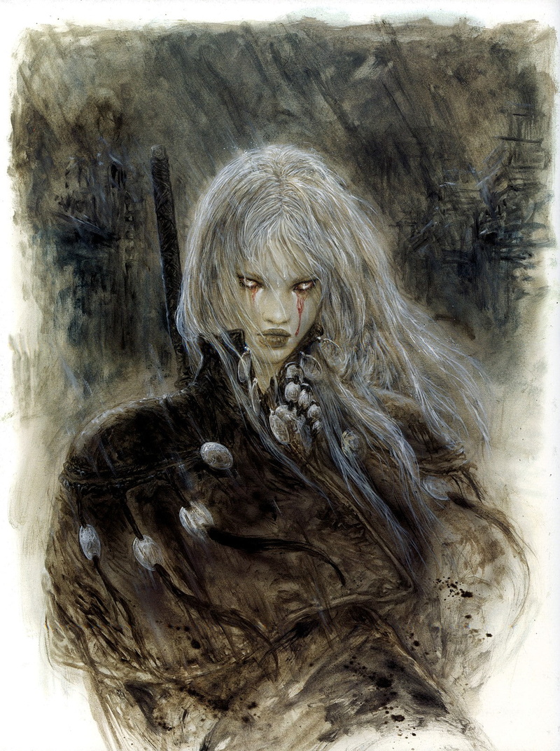 720P, fantasy art, fantasy girl, women, Malefic time, Luis Royo