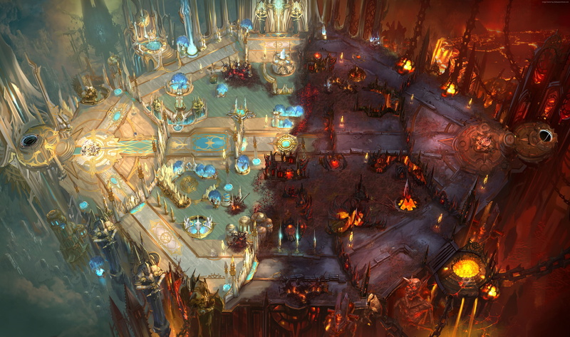 art and craft, representation, PC, indoors, 4K, burning, backgrounds, pattern, Best Games 2015, fantasy, lighting equipment, craft, illuminated, Heroes of the Storm