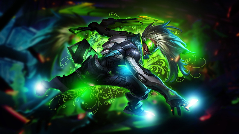 tablet, gameplay, 2K, hd, pc, splash, mobile, angels, project, art, phones, league, ekko