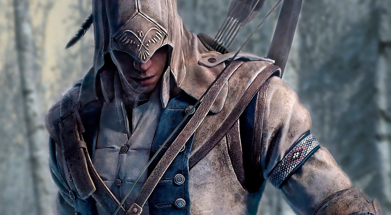 casual clothing, Connor, 1080P, mask, lifestyles, obscured face, s, jacket, creed, day, young adult, clothing, video game, assassin, leather, front view