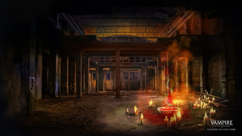Coteries of New York, candles, 1080P, New York City, Vampire: The Masquerade, blood stains