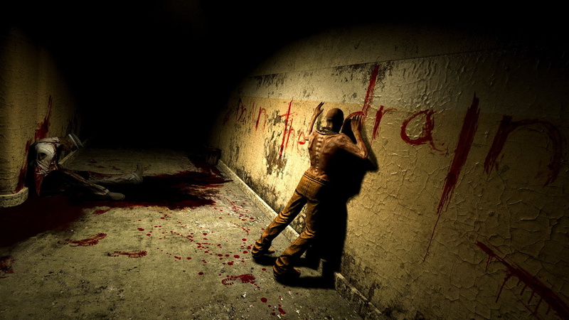outlast, blood, 1080P, dark