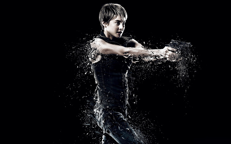 Tris, movie, girl, blonde, revolver, Insurgent, Beatrice Prior, 2K, actress, film, cinema, short hair, weapon, warrior, Divergent 2, The Divergent Series