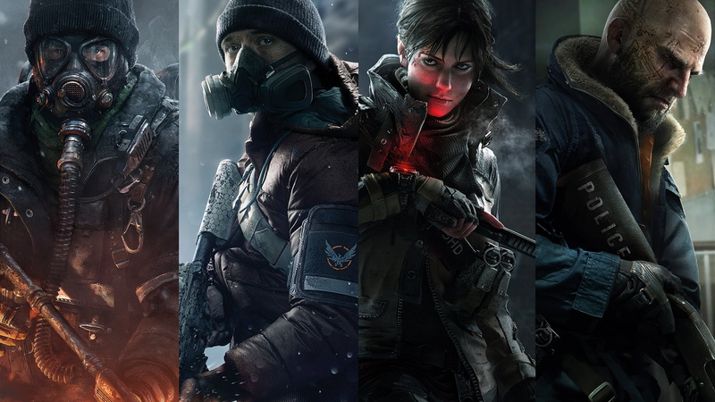 tattoo, Ubisoft, real people, look, agent, Tom Clancys The Division, soldiers, mask - disguise, night, costume, art and craft, waist up, creativity