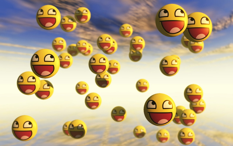 sky, illustration, no people, representation, male likeness, cloud - sky, Smiley, emoji, human representation, multi colored, variation, large group of objects