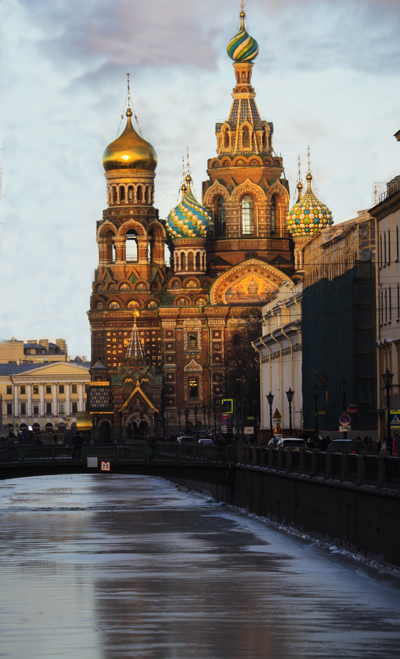 built structure, temple, 2K, postcard, tourism, belief, travel, sky, building exterior, st petersburg russia, water, museum, no people, savior on spilled blood