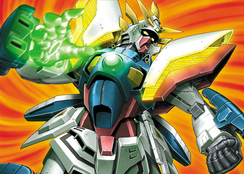 futuristic, day, Mobile Fighter G Gundam, multi colored, green color, yellow, close-up, mode of transportation, outdoors, security, metal, transportation