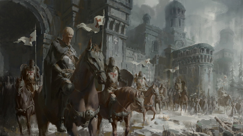 1080P, Knight, Horse, Fantasy, Warrior, Castle, Crusader