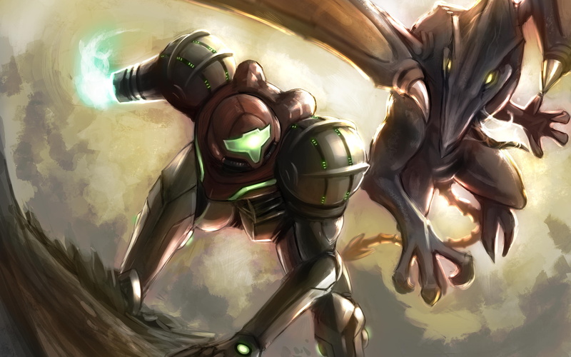 2K, video games, samus, hd, nintendo, metroid, drawing