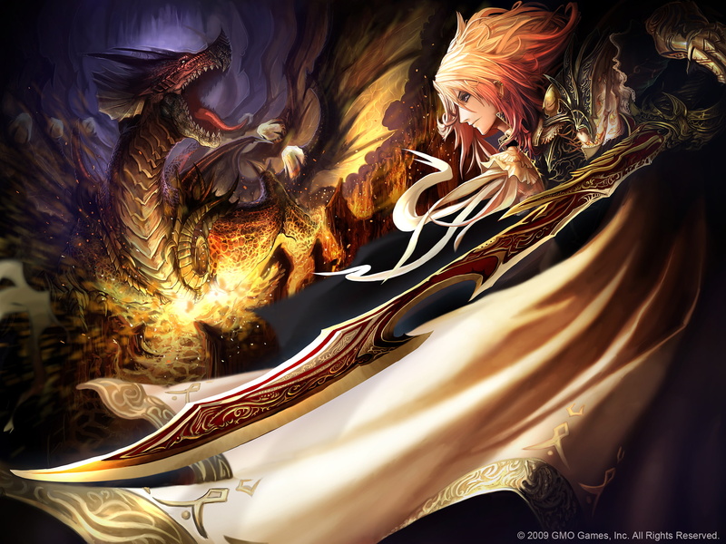 hair, tachikawa, dragon, mushimaro, 1080P, short, weapon, sword, original, blonde