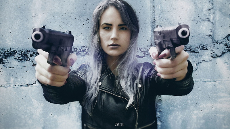 headshot, waist up, Z STYLE Photography, photographing, young adult, adult, occupation, activity, photography themes, 500px, girls with guns, beautiful woman