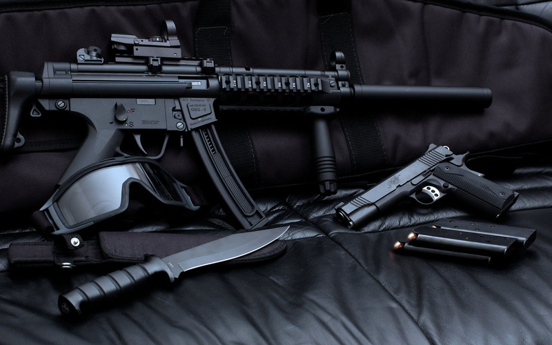 war, indoors, high angle view, metal, security, ammunition, handgun, machine, directly above, armed Forces, shooting A Weapon, large group of objects, shop