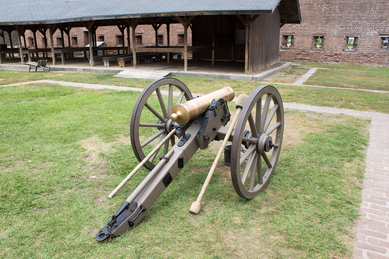 no people, jackson, battle, Fort James Jackson, ammunition, building exterior, attack, defend, bastion, parks, military, james, heavy, grass, 4K, outdoors
