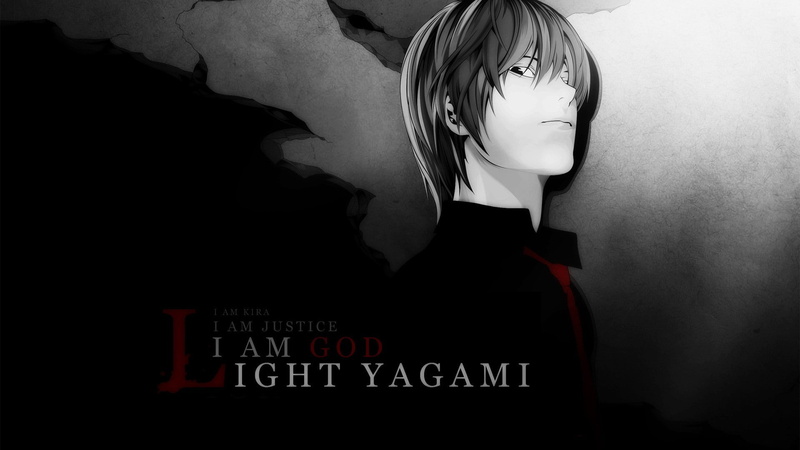 Death Note, 1080P, anime, Yagami Light, Selective Coloring