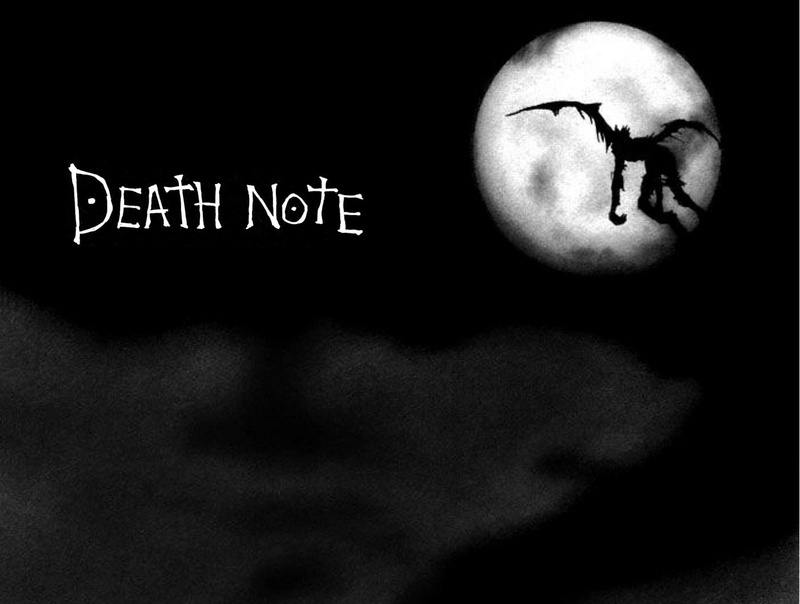moon, 720P, Light, x, note, art, death note, death, ryuk, yagami, anime, hd