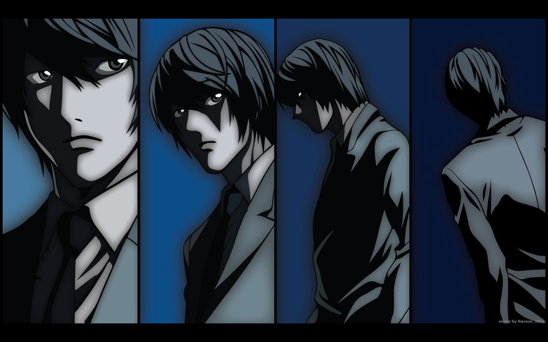 x, anime, yagami, note, Light, art, 1080P, hd, death note, death