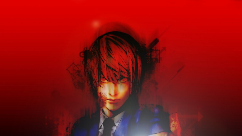 raito, 1080P, hd, x, note, Light, kira, death, anime, death note, art, god