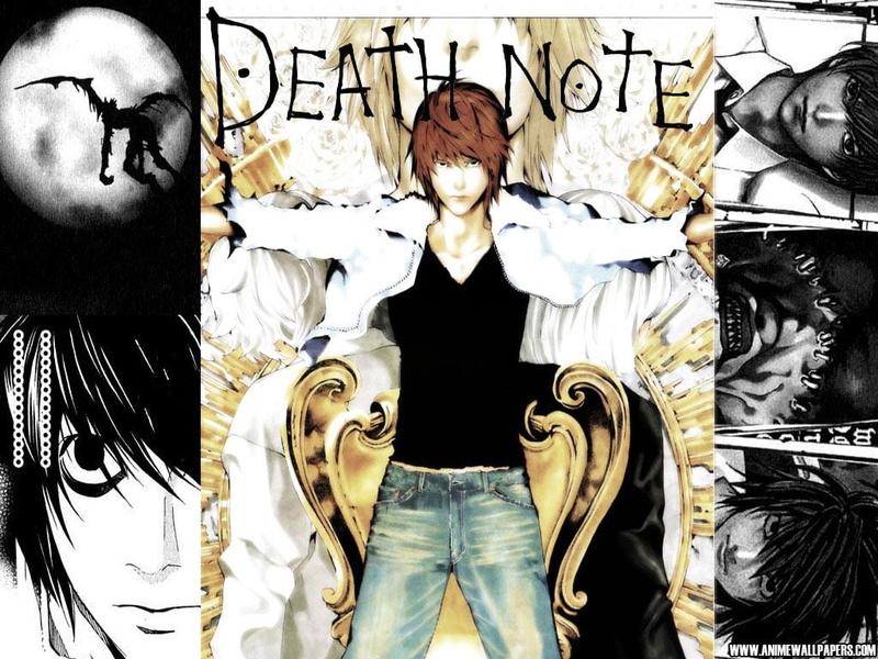 anime, death, kira, x, note, 480P, hd, death note, art