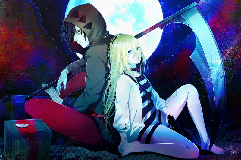 Rachel Gardner, 1080P, Satsuriku no Tenshi, Zack (Satsuriku No Tenshi), Anime