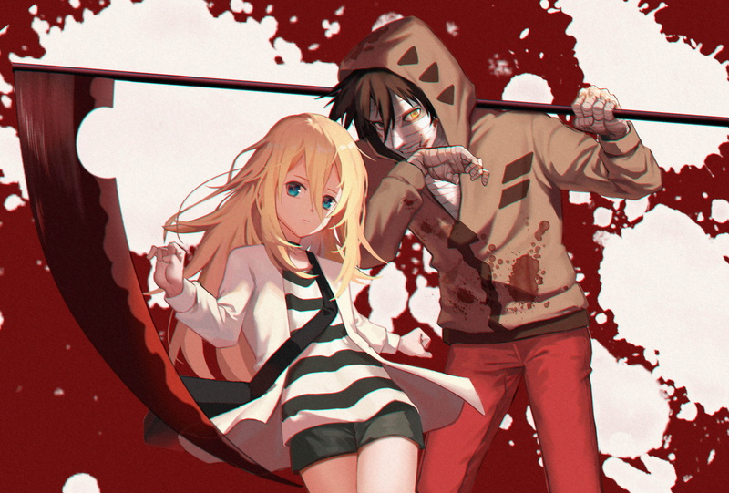 Rachel Gardner, 2K, Anime, Satsuriku no Tenshi, Angels Of Death, Zack (Angels Of Death)