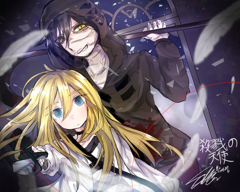 Satsuriku no Tenshi, Zack (Angels Of Death), Angels Of Death, Rachel Gardner, Anime, 1080P