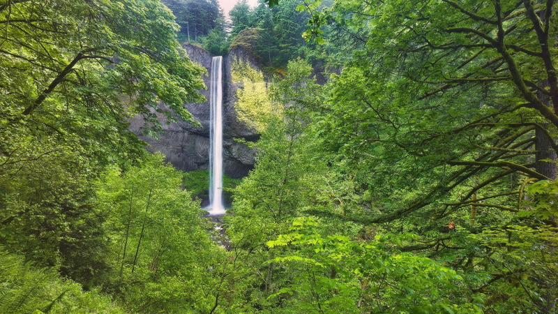 high defin, picture, widescreen, white, long, grove, photoshop, mountains, stones, 1080P, waterfall, nice, leaves