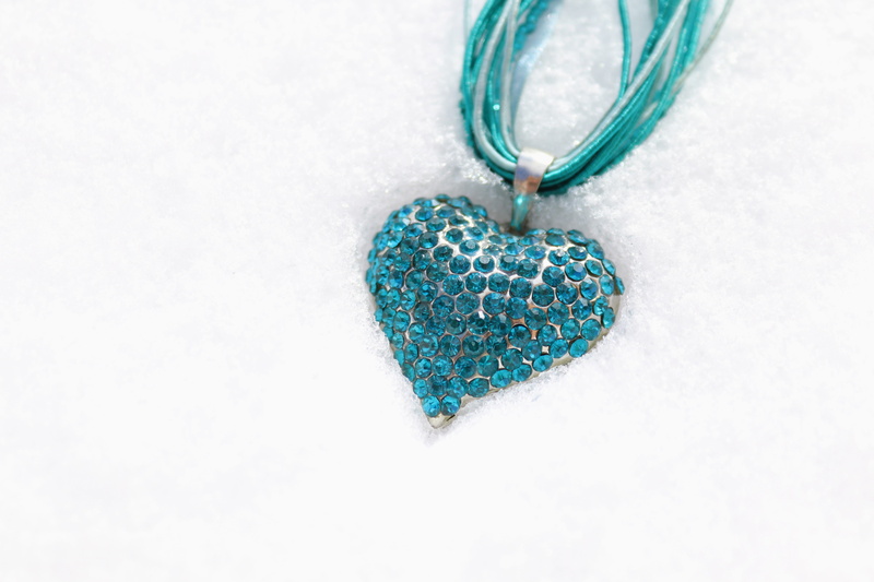 welcome, greeting card, positive emotion, background, sweet, heart shape, celebration, close-up, love, emotion, rhinestones, snow, no people, turquoise
