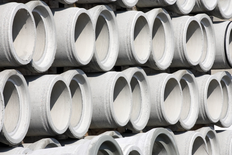 concrete pipe, still life, industry, arrangement, waste pipe, white, grey, stack, large group of objects, underground tube, pattern, in a row, concrete