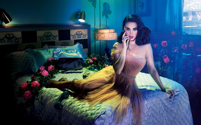 Katy Perry, indoors, clothing, hairstyle, lifestyles, young adult, beauty, real people, adult, dress, fashion, beautiful woman, young women, portrait, 2K
