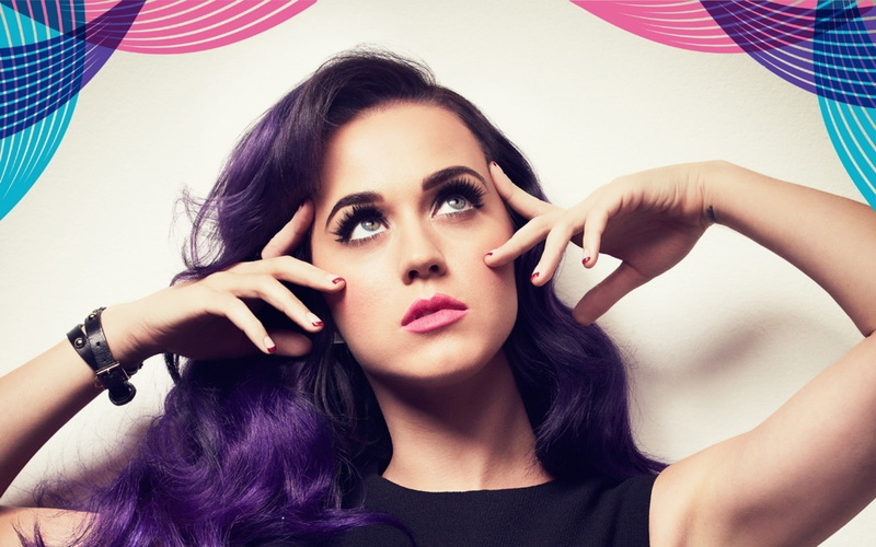 eyes, Katy Perry, singer, brunette, 1080P, women