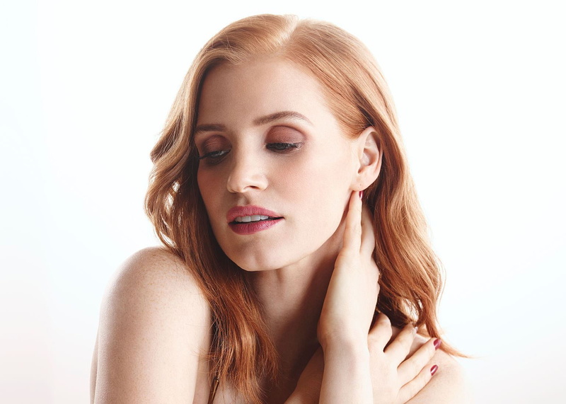 beauty, beautiful people, Jessica Chastain, actress, one person, portrait, hairstyle, long hair, front view, young women, headshot, 720P, human face, studio shot