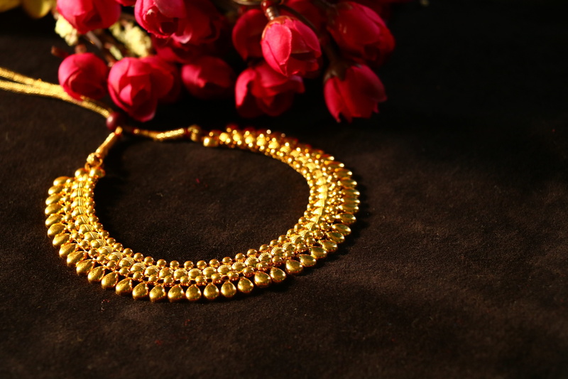 luxury, fashion, love, bright, romantic, flower, romance, jewelry, ornate, necklace, gift, high angle view, close-up, beauty in nature, indoors, metal
