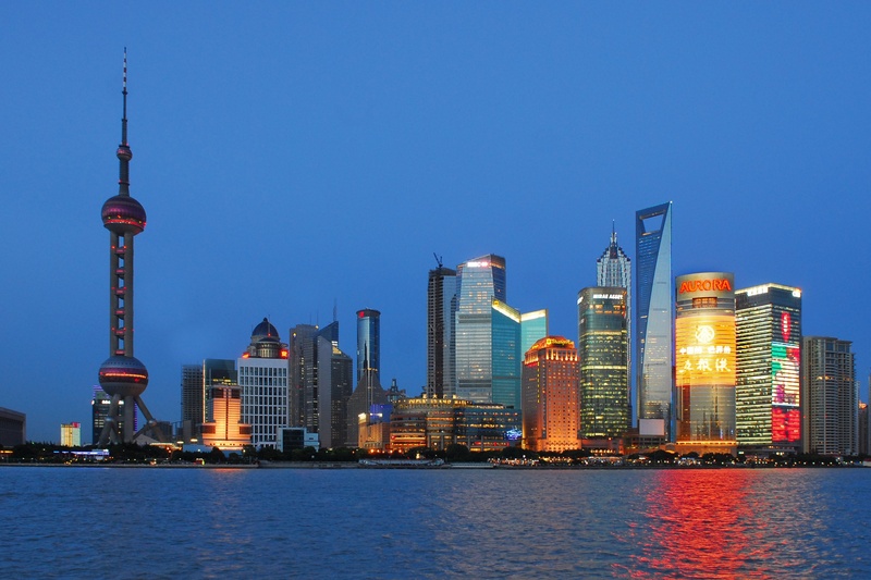 water, waterfront, sky, urban Scene, shanghai, travel, city, tower, modern, no people, skyscraper, river, travel destinations, 2K, business, building