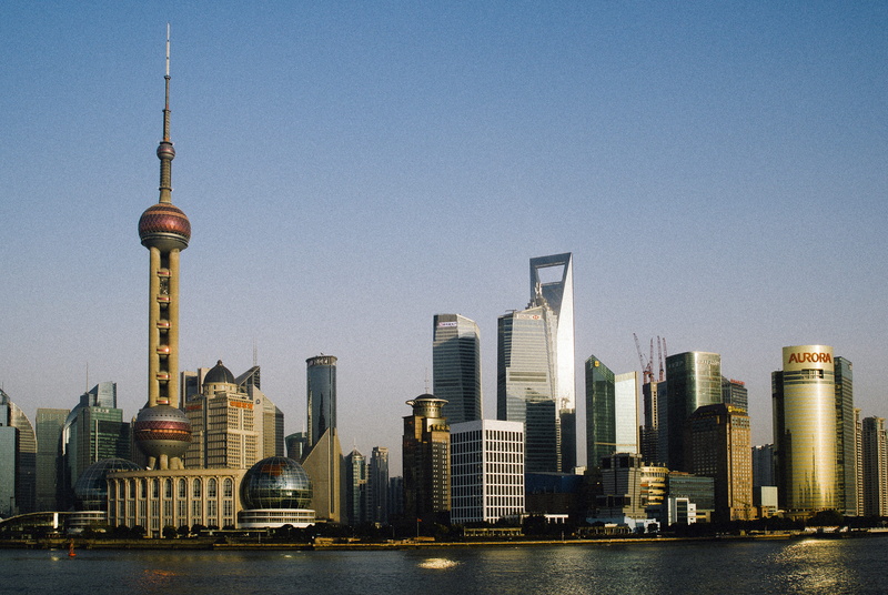 no People, huangpu River, skyscraper, building, urban Scene, asia, spire, architecture And Buildings, famous Place, china - East Asia, urban Skyline, business