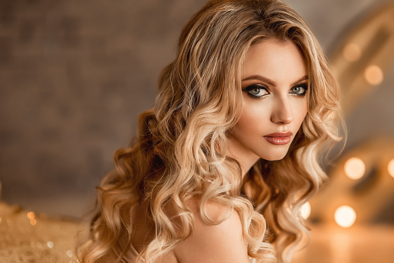 blonde, 1080P, pose, A Diakov George