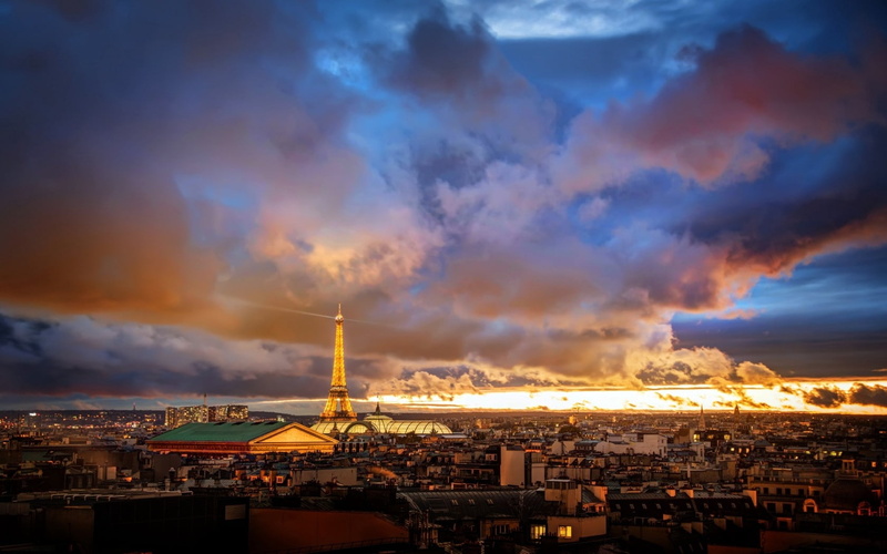 clouds, building, paris, pearl, tower, cloud - Sky, dramatic Sky, architecture, crowded, panoramic, cloudscape, sunrise, oriental, germany, dusk, europe