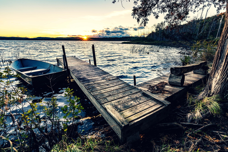 nature, color, tree, ontario, seat, forest, indian summer, tranquil scene, transportation, absence, canada, nautical vessel, scenics - nature, wood - material