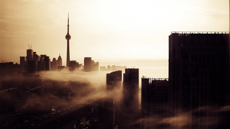 tower, toronto, sunrise - Dawn, morning, manhattan - New York City, dusk, global communications, travel Destinations, rise, new York State, 1080P, high