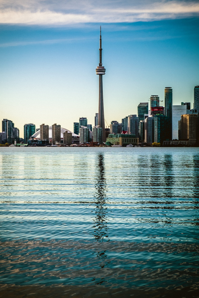 water, tall - high, august, financial district, travel destinations, nature, toronto, summer, modern, travel, architecture, built structure, outdoors, spire