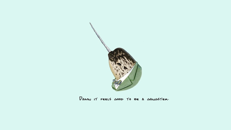 quote, animal, animal themes, animal wildlife, white, colored background, black, no people, one animal, snail, narwhal, mollusk, gastropod, indoors, clip