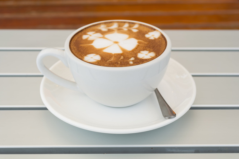 cappuccino, crockery, heat - Temperature, close-up, latte, coffee, teacup, food and drink, refreshment, cup, glass, indoors, the shape, coffee - Drink