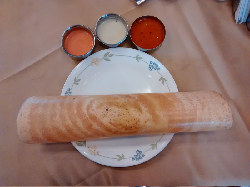 crockery, masala dosa, india, south india, 2K, focus on foreground, indoors, household equipment, high angle view, kitchen utensil, freshness, cup, food and drink