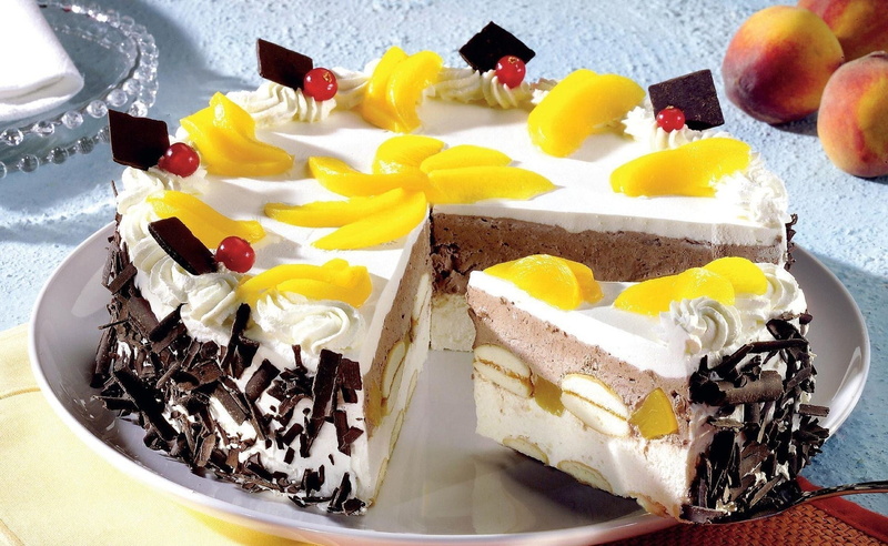 sweet Food, gourmet, backgrounds, 1080P, cream, sweet, unhealthy eating, baked, chocolate, homemade, dessert, tray, baking, close-up, crumb, slice, fruit