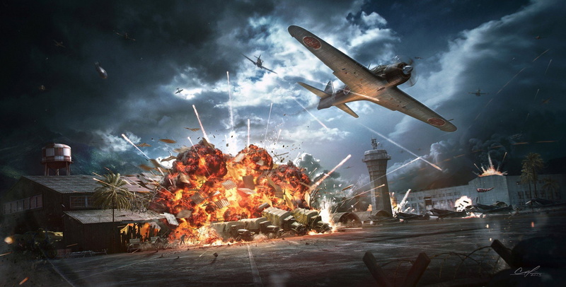 war, World War II, Pearl Harbor, 1080P