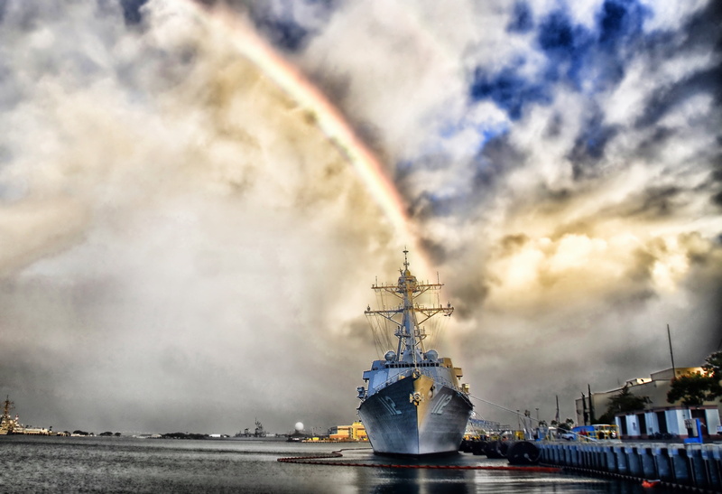 harbor, military, nautical vessel, architecture, travel destinations, dock, cruise ship, building exterior, outdoors, 4K, ship, pearl harbor, cloud - sky